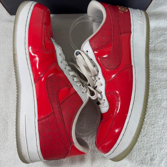 Nike Air Force 1 Detroit Pistons 89 Champs Red Men's Sneaker Size 14 CI9882-600 - Picture 10 of 13